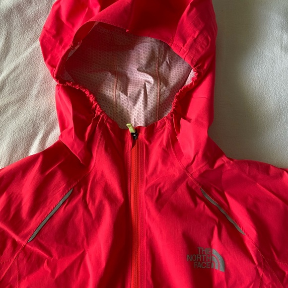 Bright Coral North Face Windbreaker Jacket - Picture 2 of 8